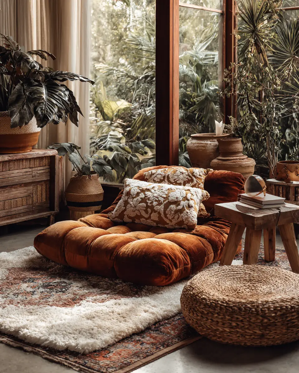 Rust Boho Entryway Decor Ideas