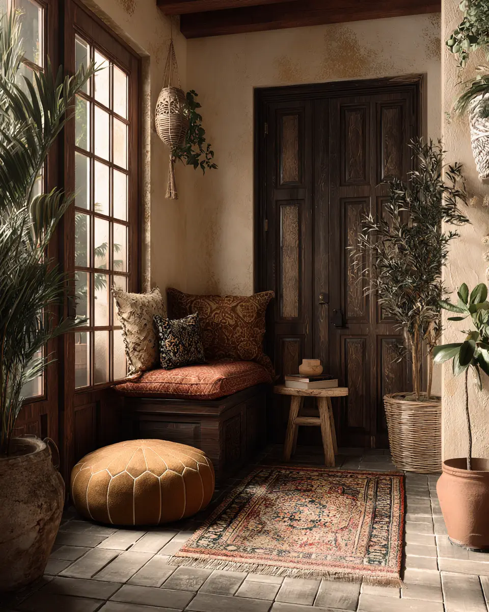 Rust Boho Entryway Decor Ideas