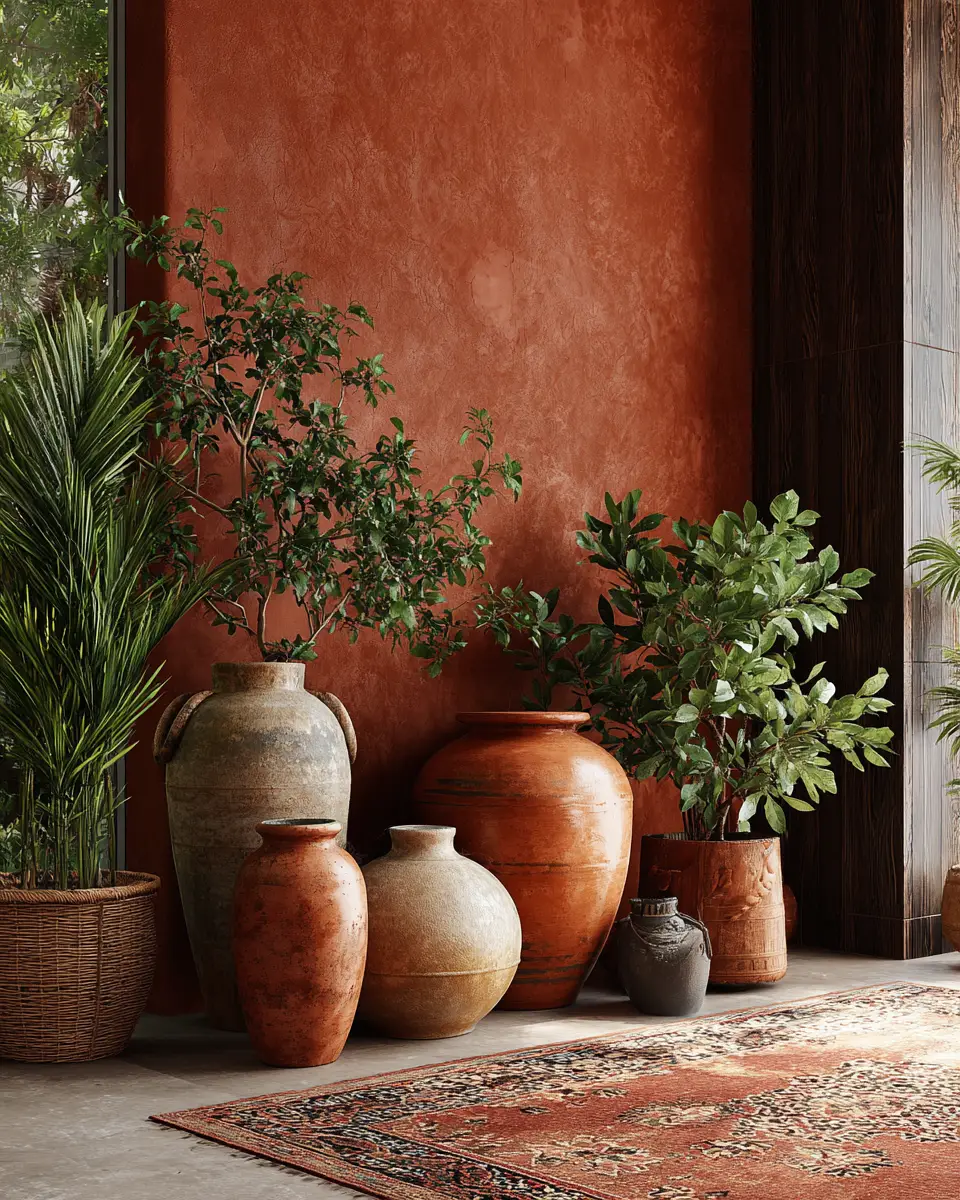 Rust Boho Entryway Decor Ideas