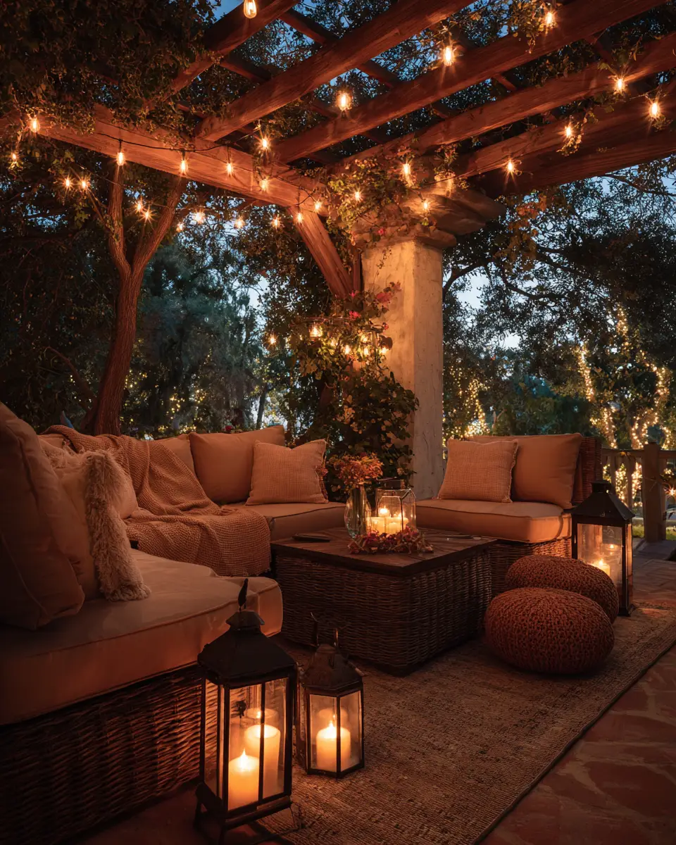 Rust Boho Patio Decor Ideas