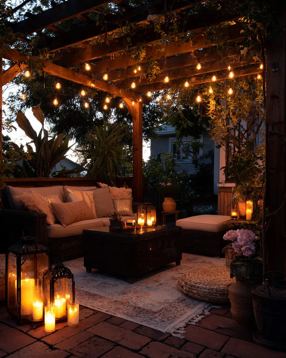 Rust Boho Patio Decor Ideas