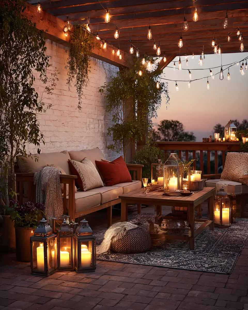 Rust Boho Patio Decor Ideas