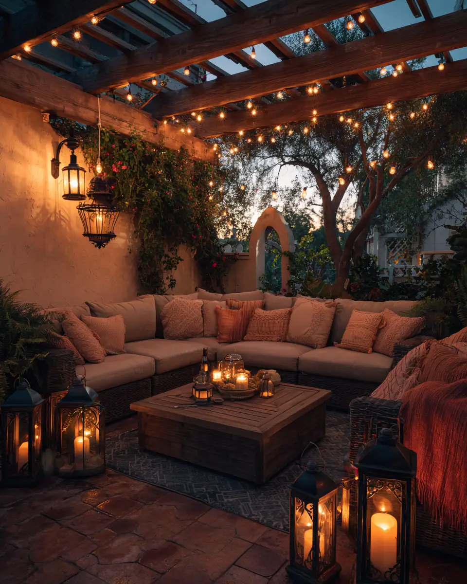Rust Boho Patio Decor Ideas