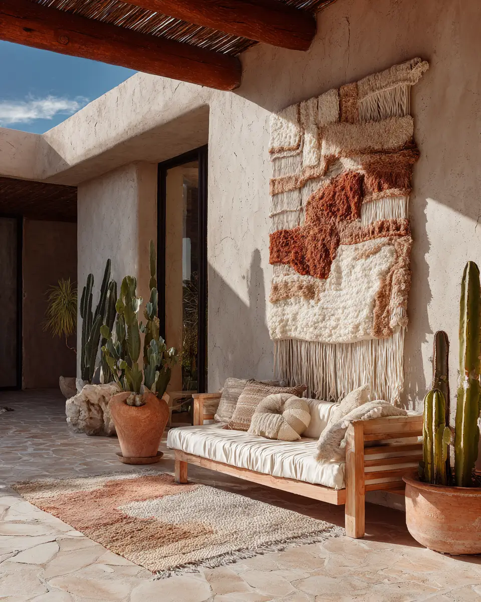 Rust Boho Patio Decor Ideas