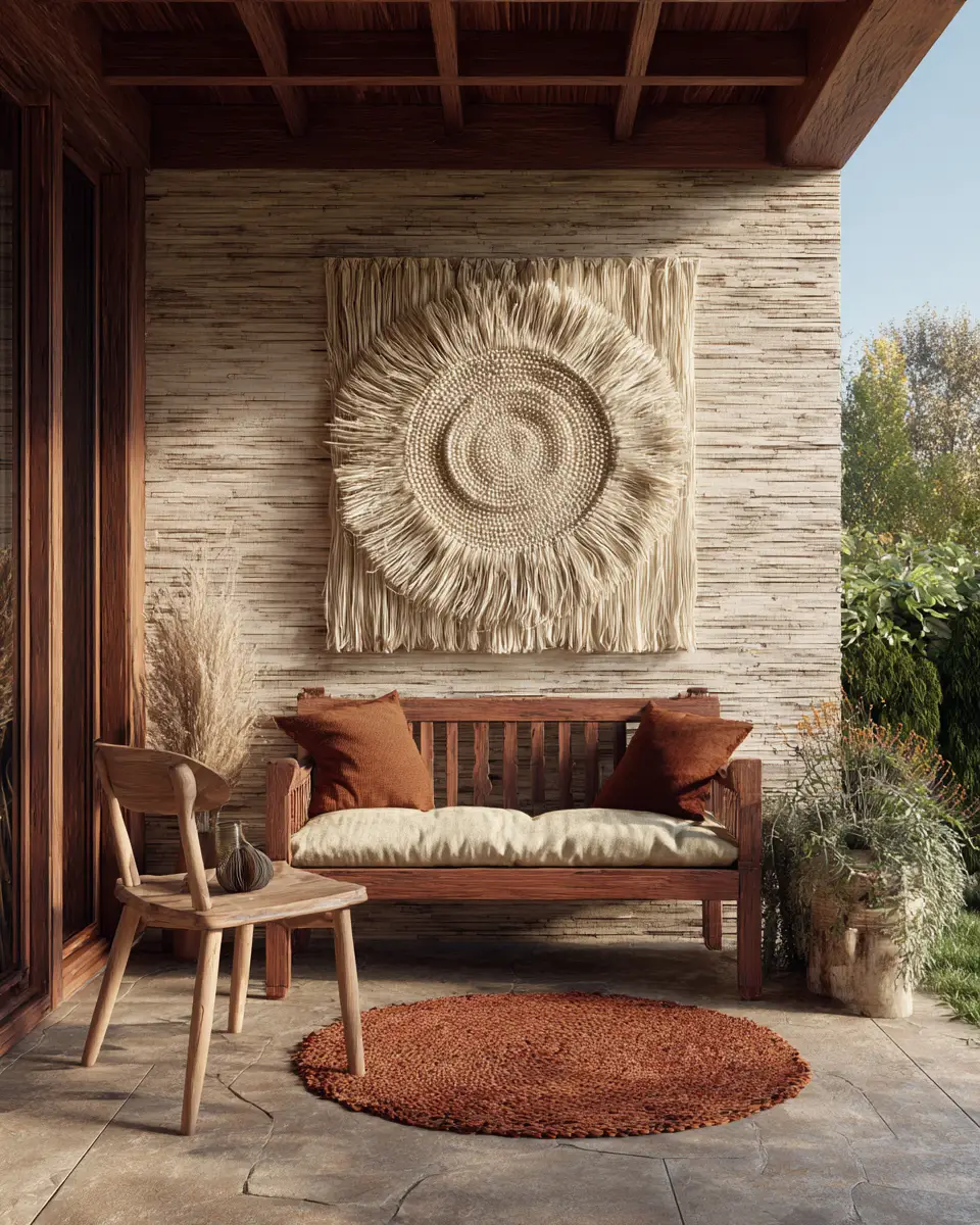Rust Boho Patio Decor Ideas