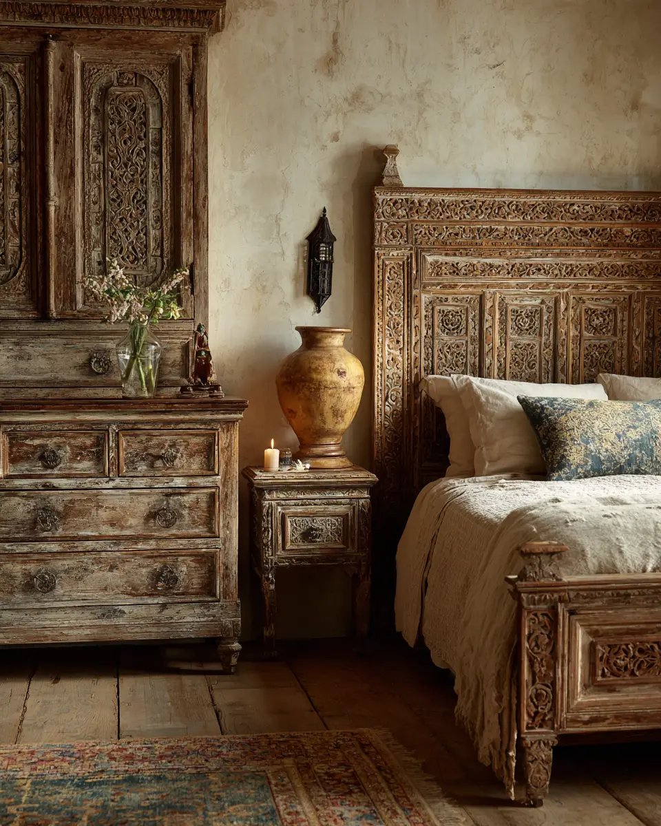 Rust Classic Bedroom Decor Ideas