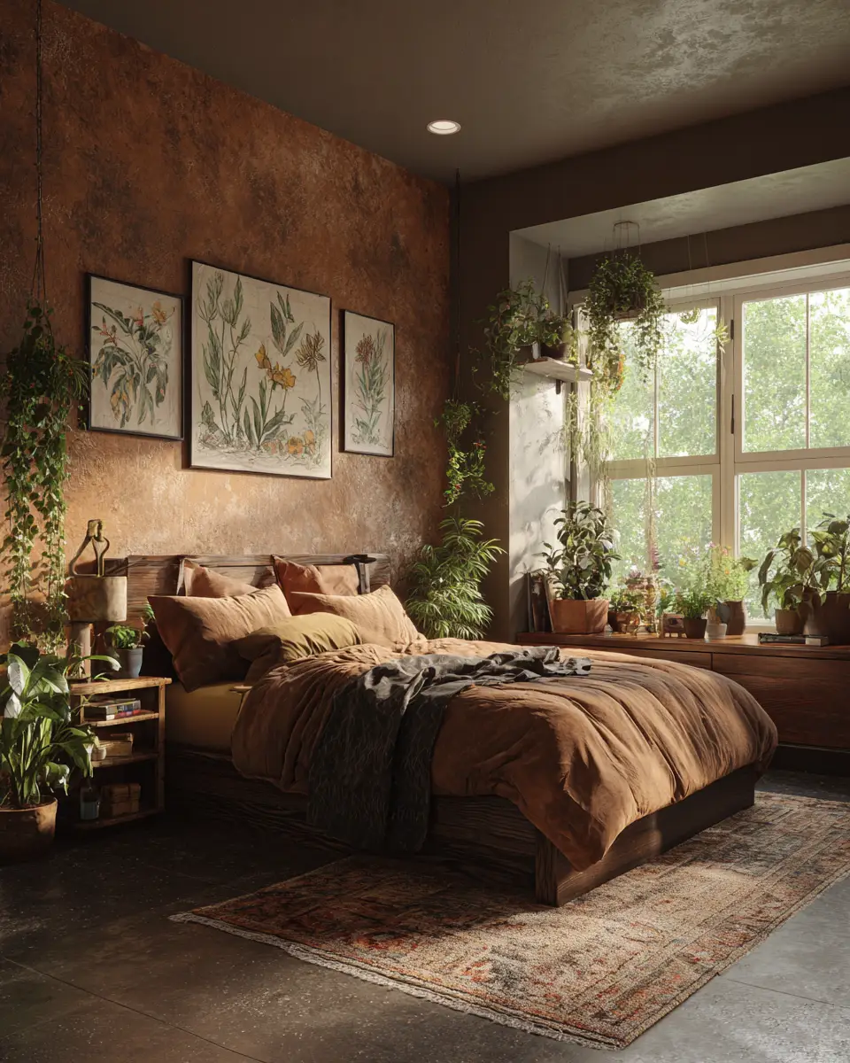 Rust Classic Bedroom Decor Ideas