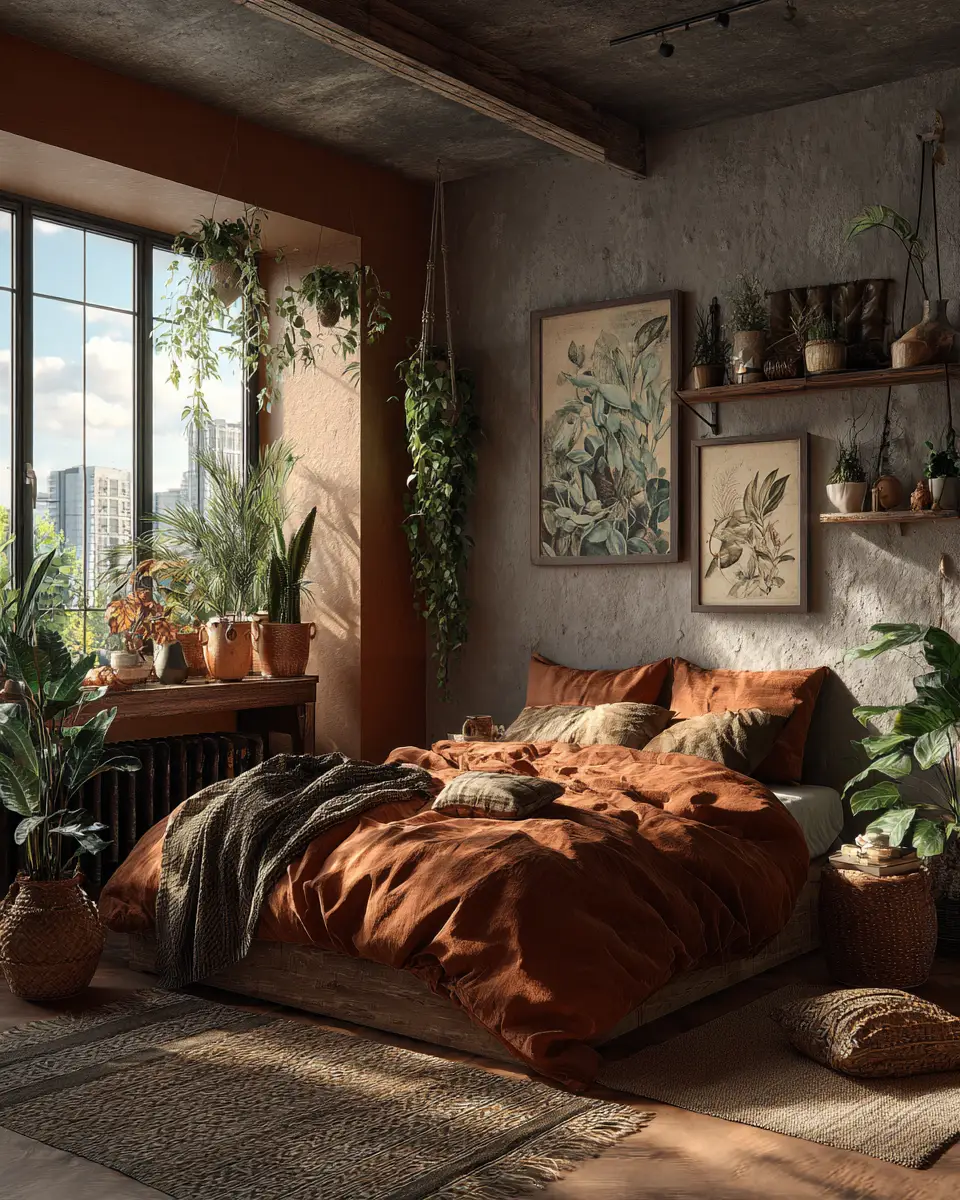 Rust Classic Bedroom Decor Ideas