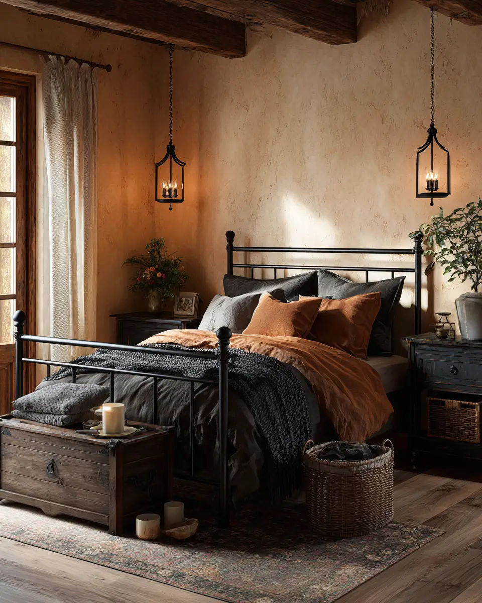 Rust Classic Bedroom Decor Ideas