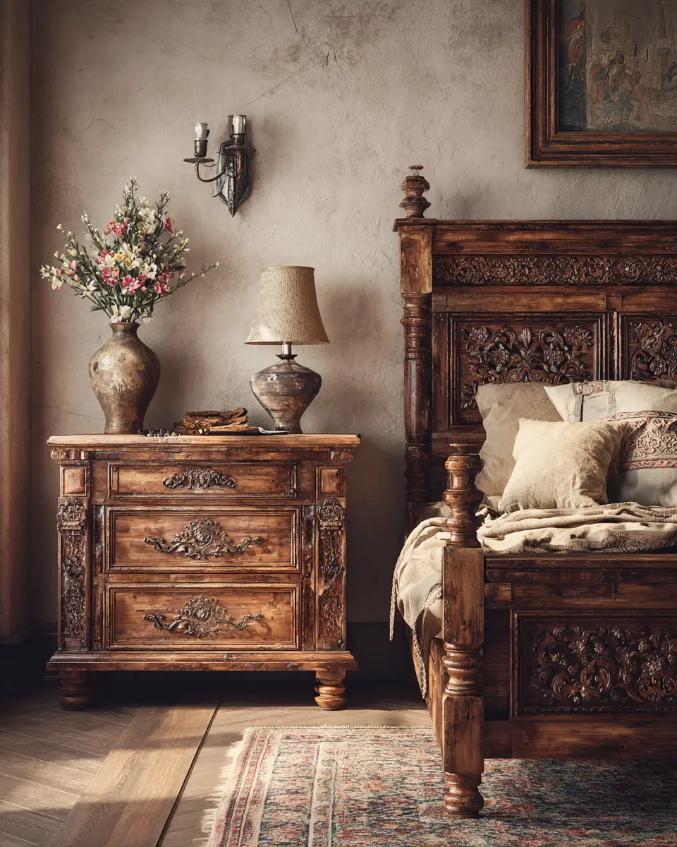 Rust Classic Bedroom Decor Ideas