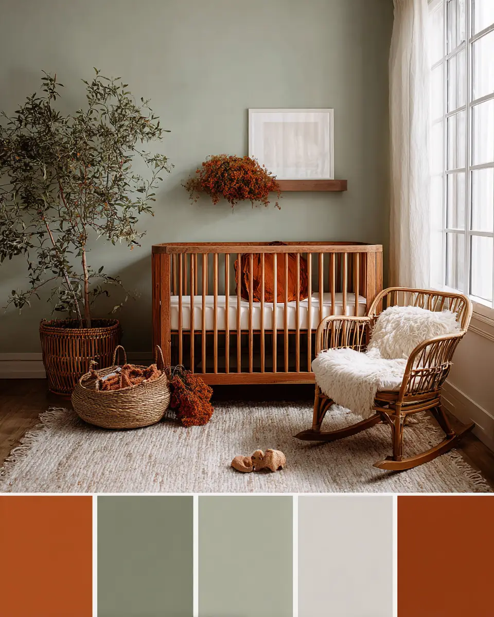 Rust Classic Nursery Decor Ideas