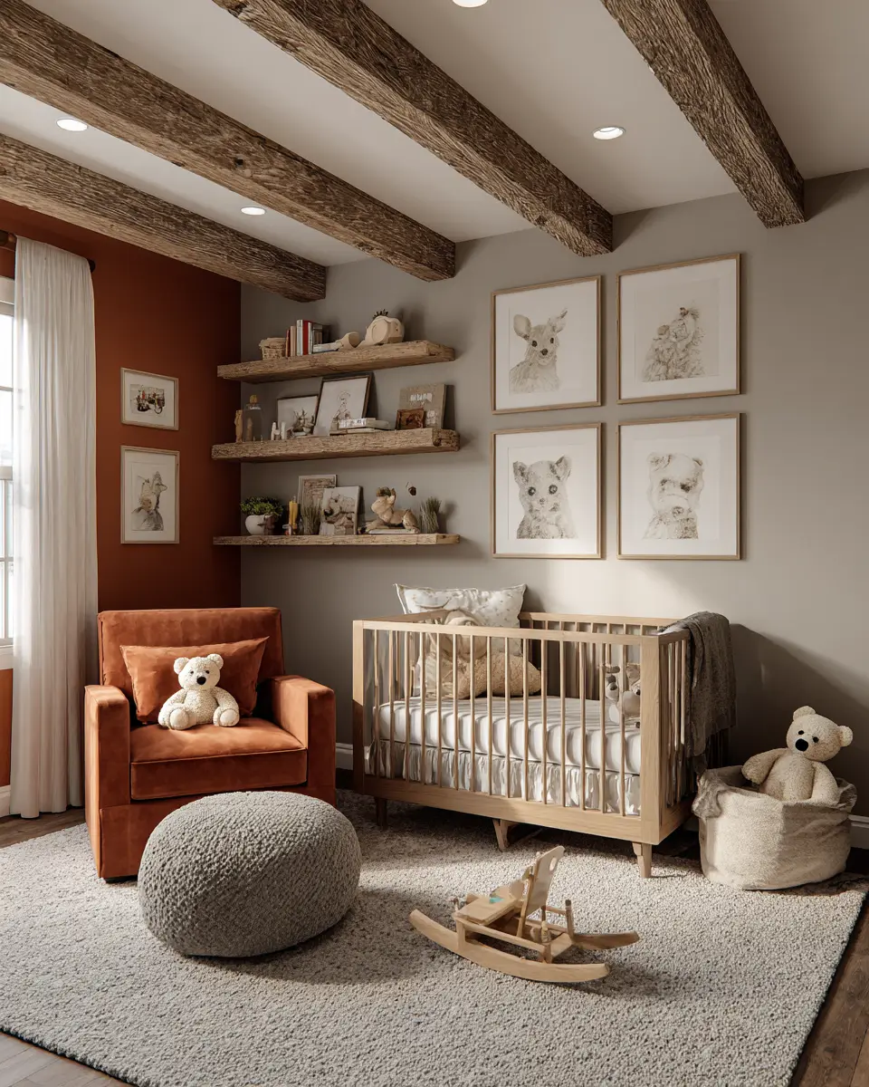 Rust Classic Nursery Decor Ideas