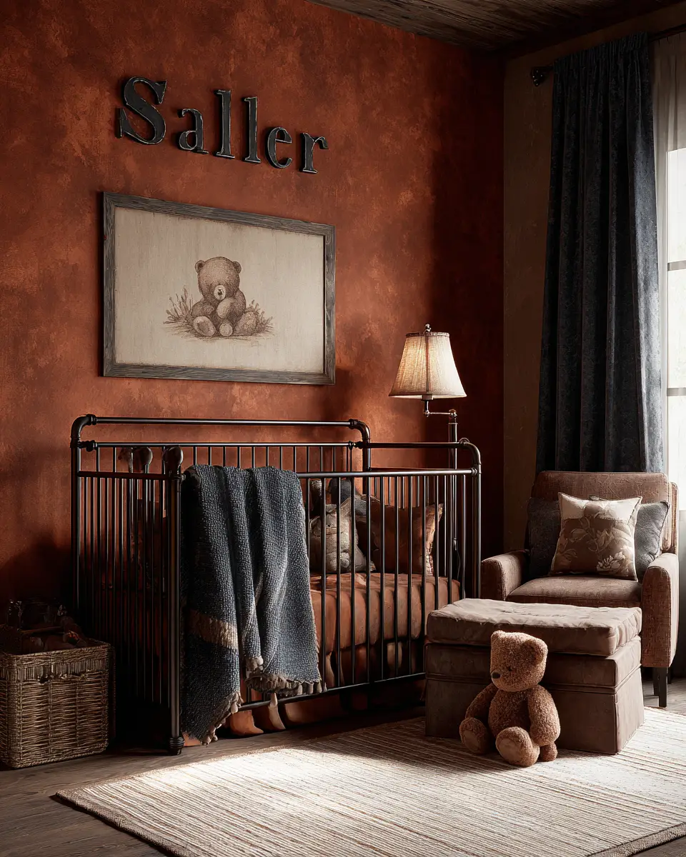Rust Classic Nursery Decor Ideas
