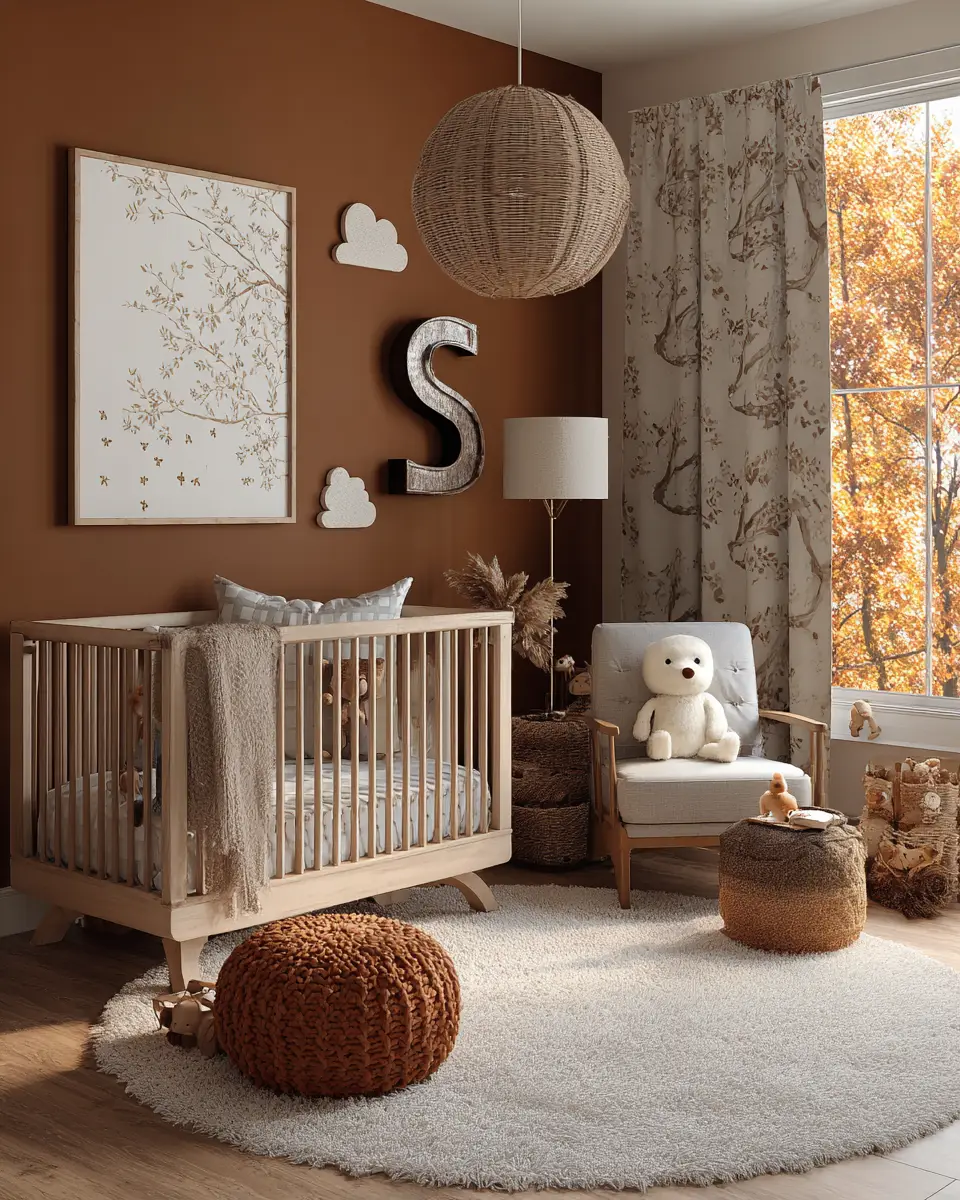 Rust Classic Nursery Decor Ideas