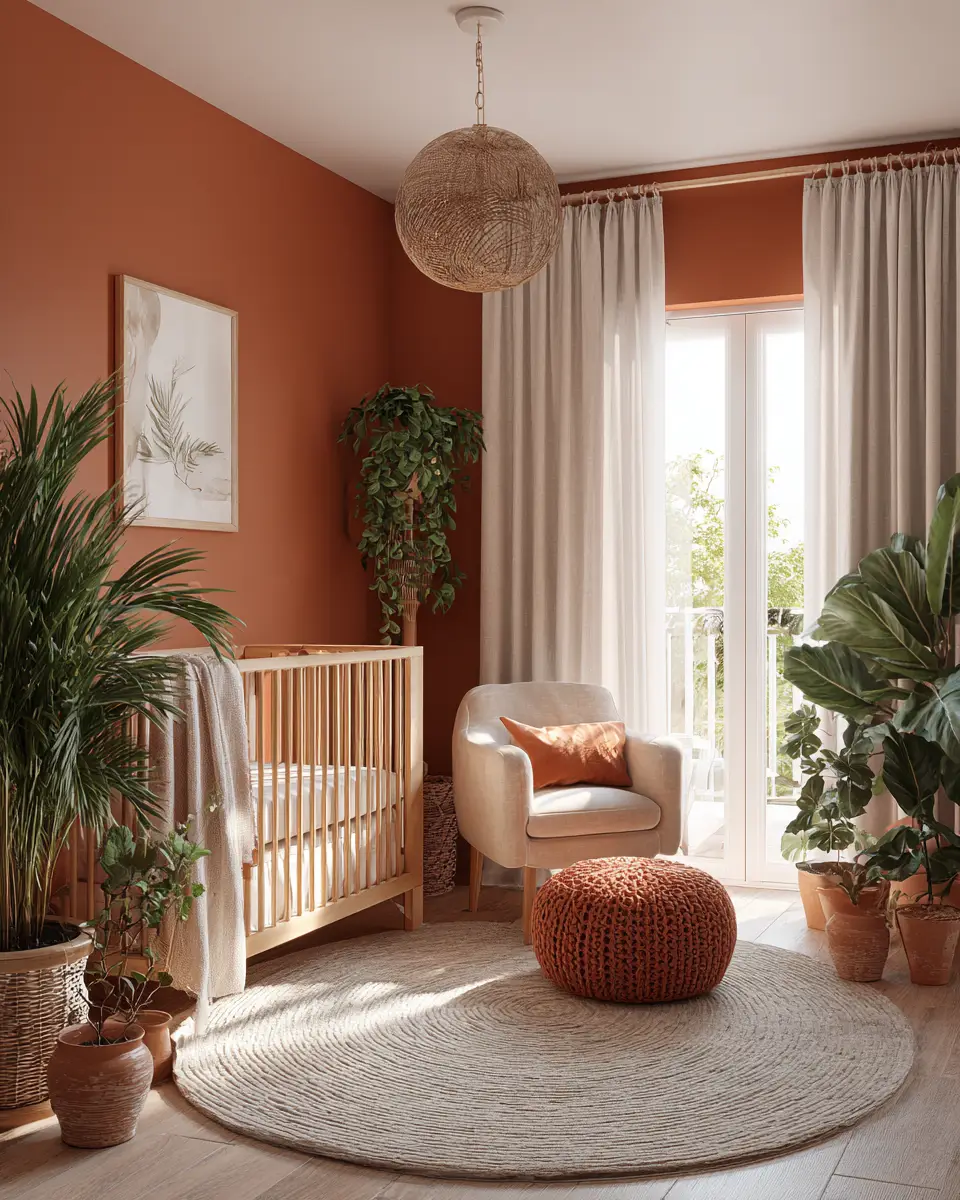 Rust Classic Nursery Decor Ideas