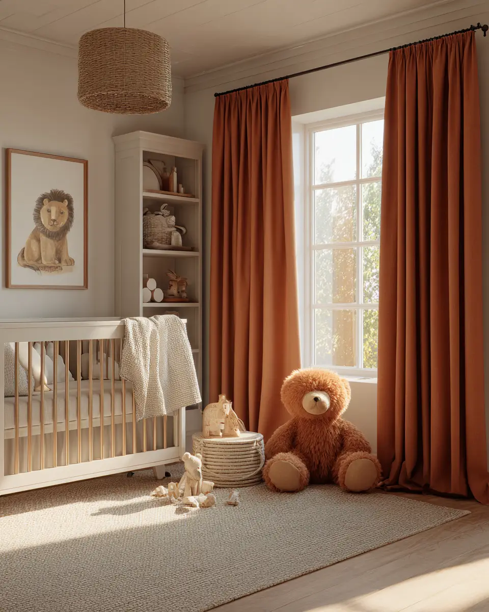 Rust Classic Nursery Decor Ideas