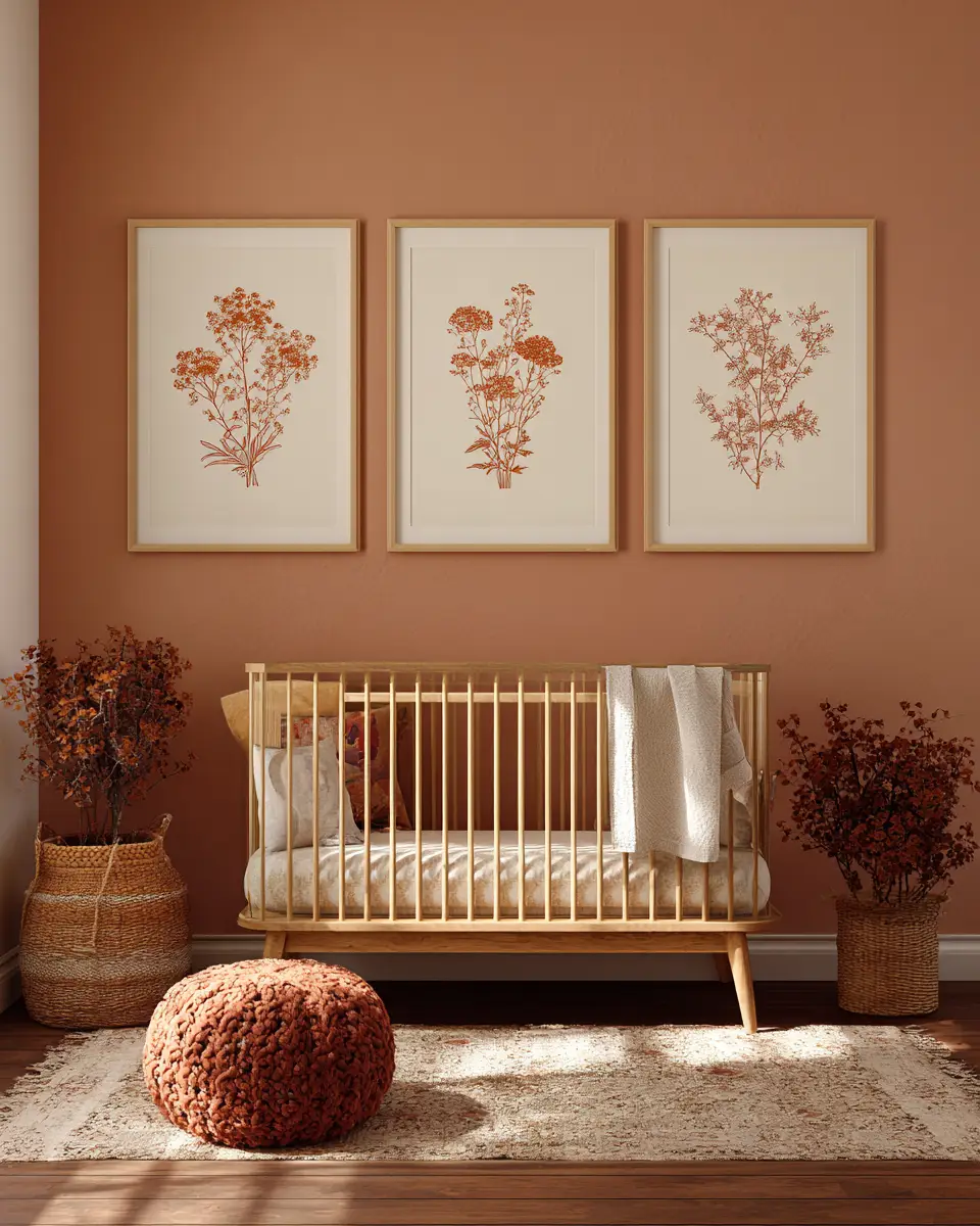 Rust Classic Nursery Decor Ideas