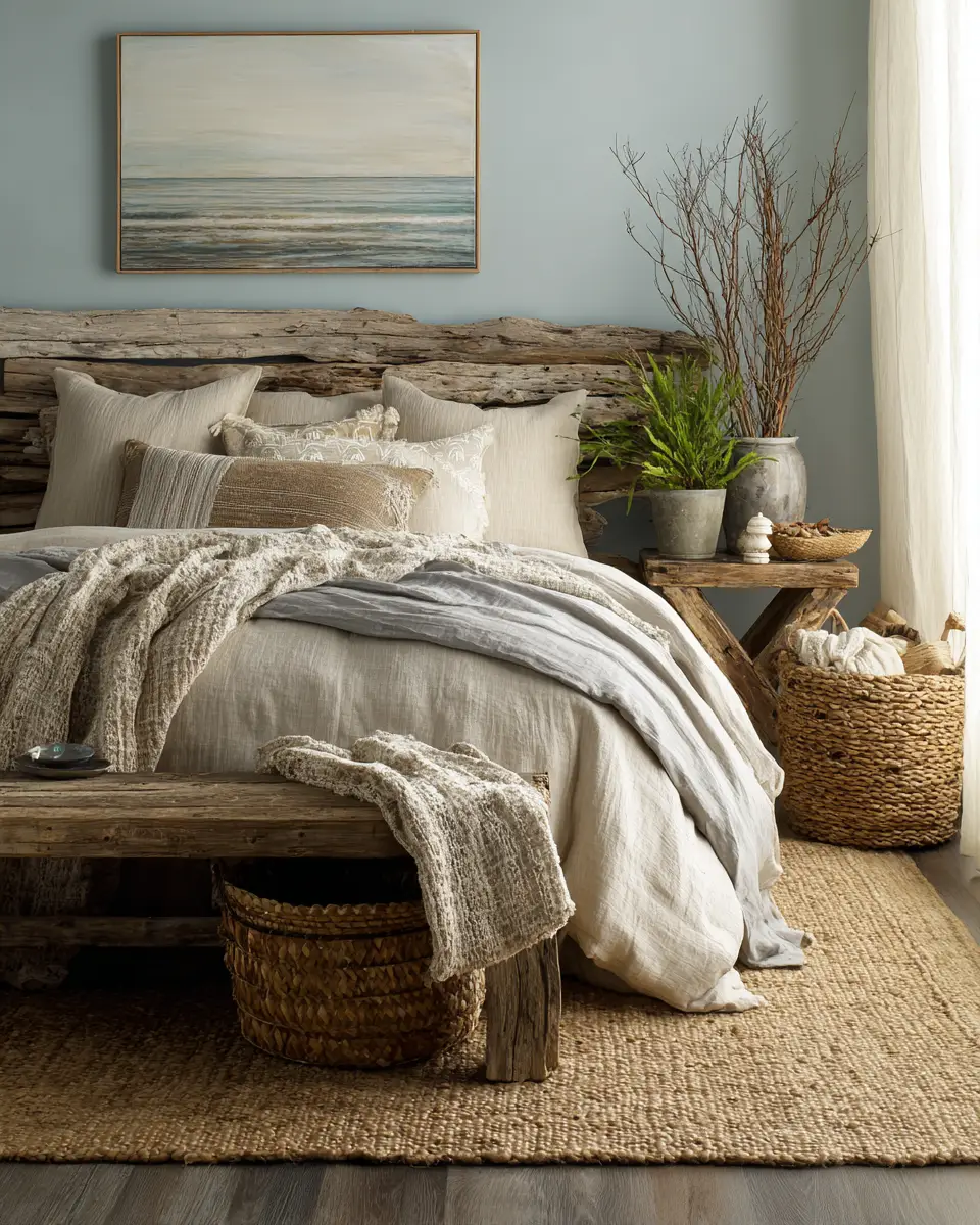 Rust Coastal Bedroom Decor Ideas