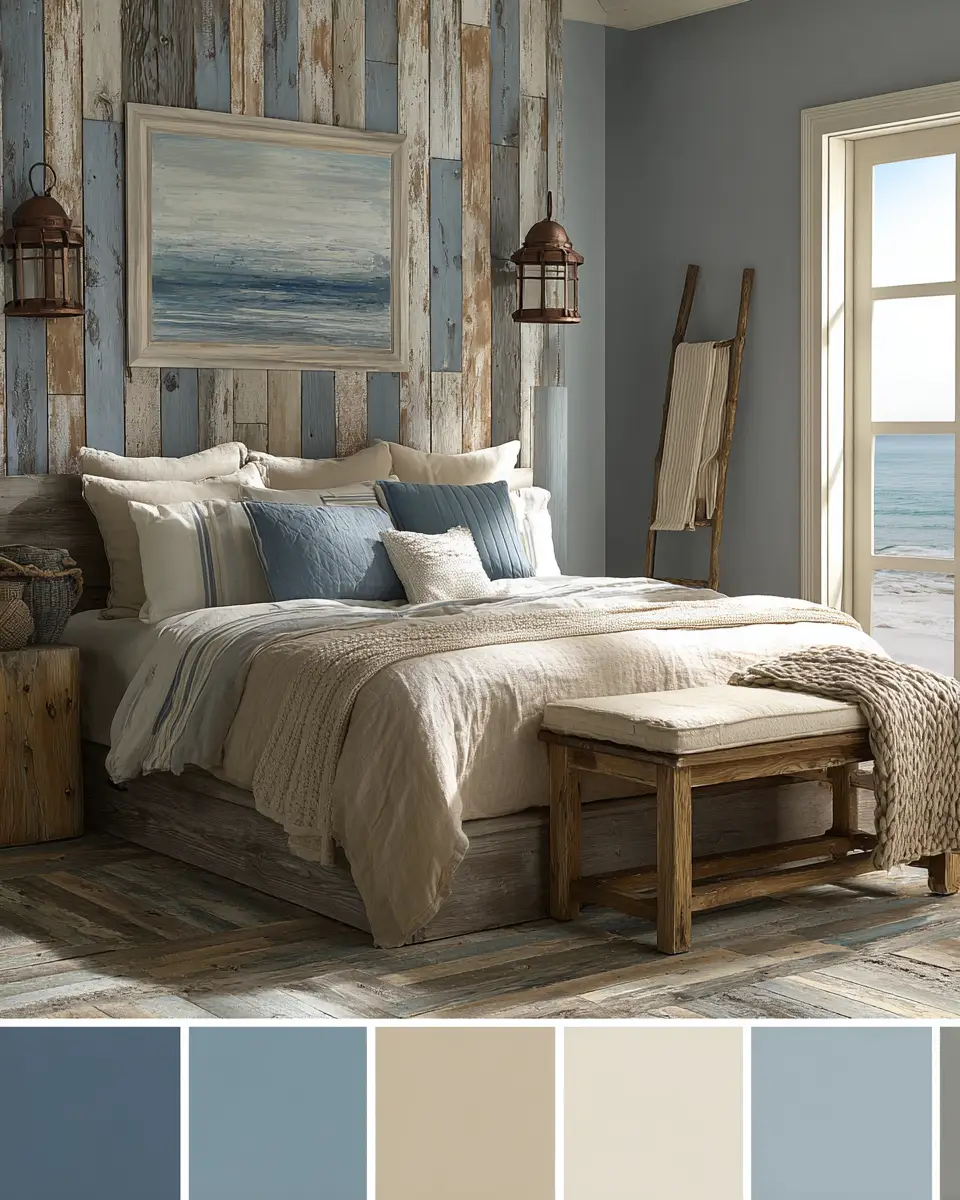 Rust Coastal Bedroom Decor Ideas