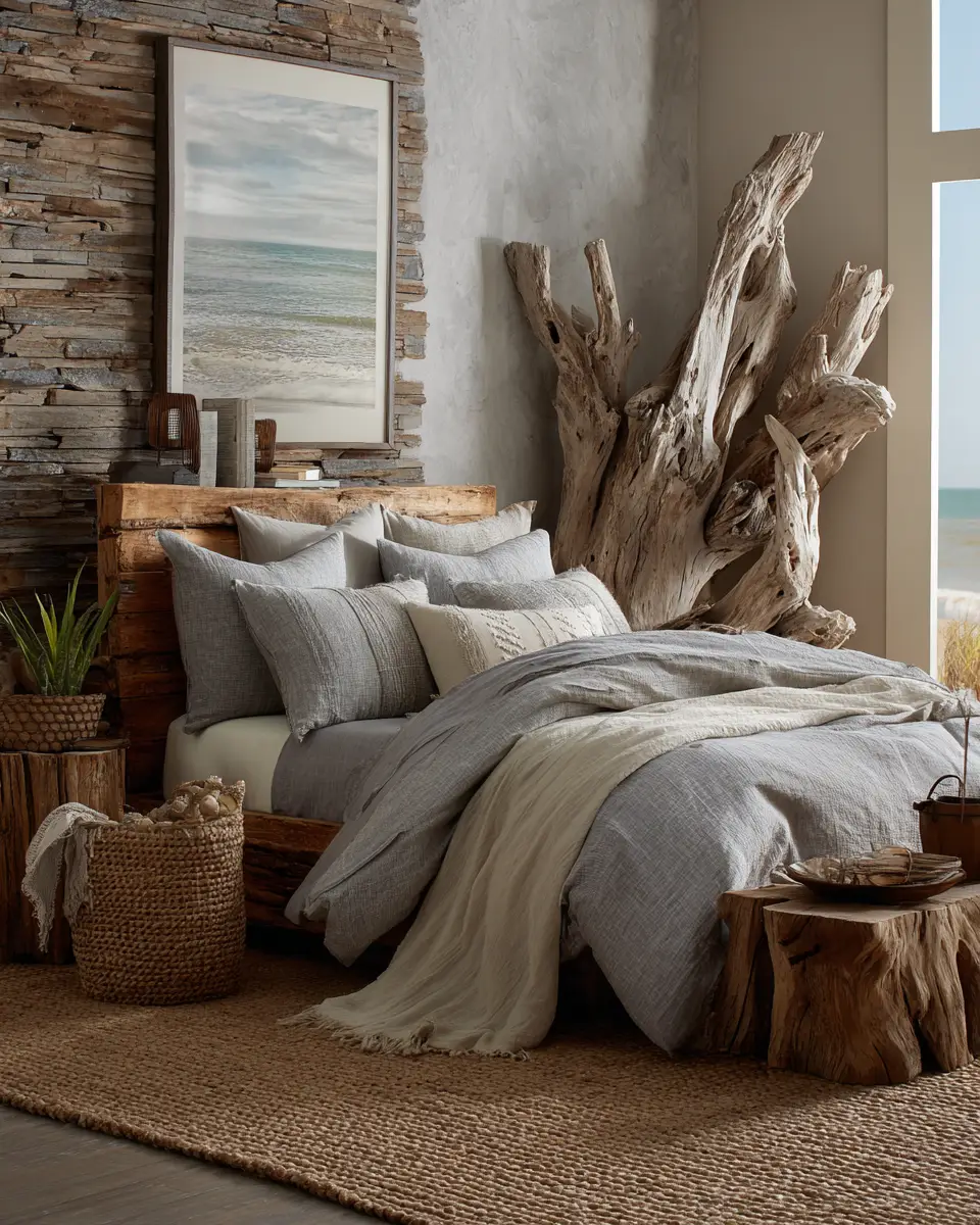 Rust Coastal Bedroom Decor Ideas