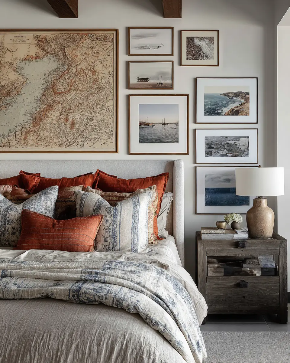 Rust Coastal Bedroom Decor Ideas