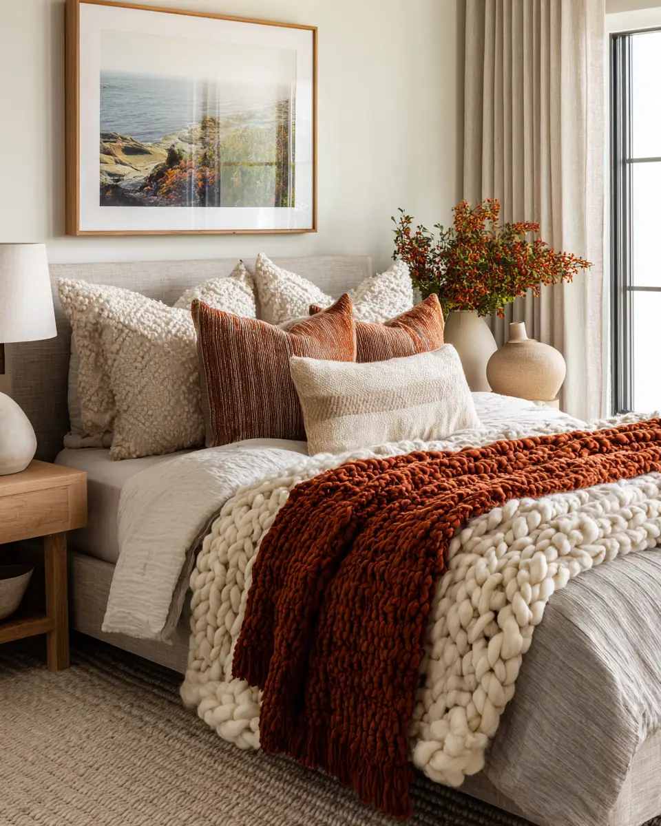 Rust Coastal Bedroom Decor Ideas