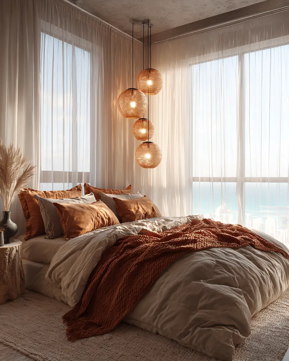 Rust Coastal Bedroom Decor Ideas