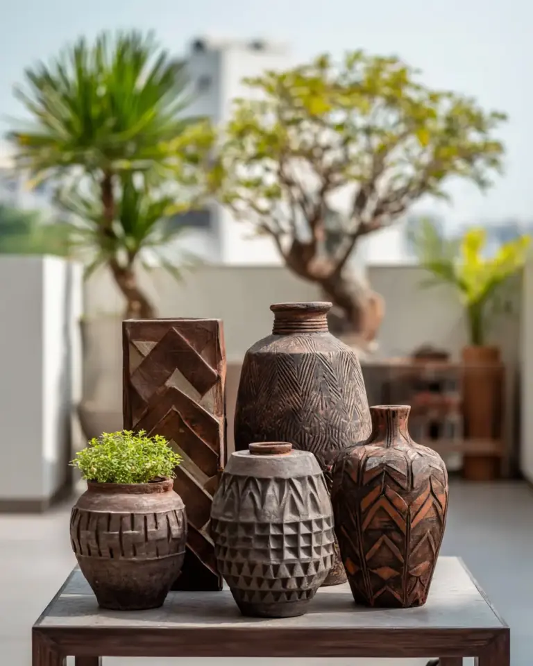 Rust Contemporary Balcony Decor Ideas - Featured