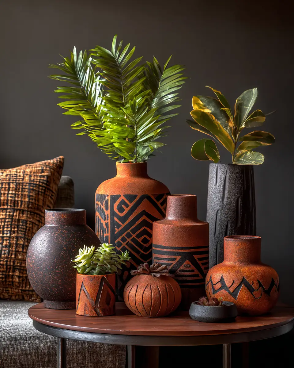 Rust Contemporary Balcony Decor Ideas