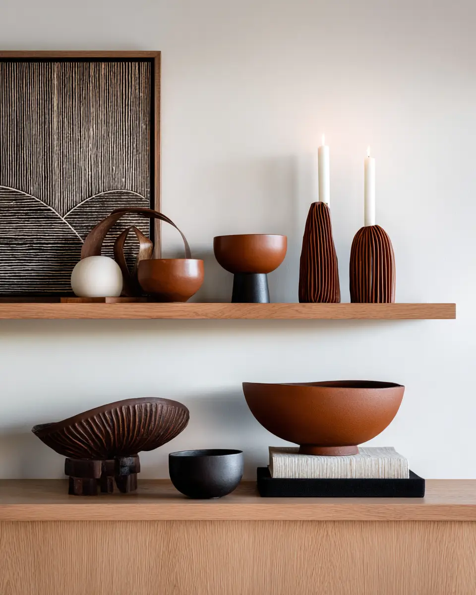 Rust Contemporary Entryway Decor Ideas