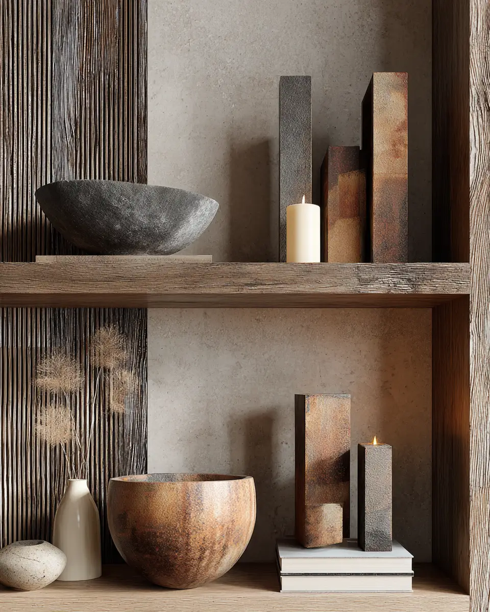 Rust Contemporary Entryway Decor Ideas