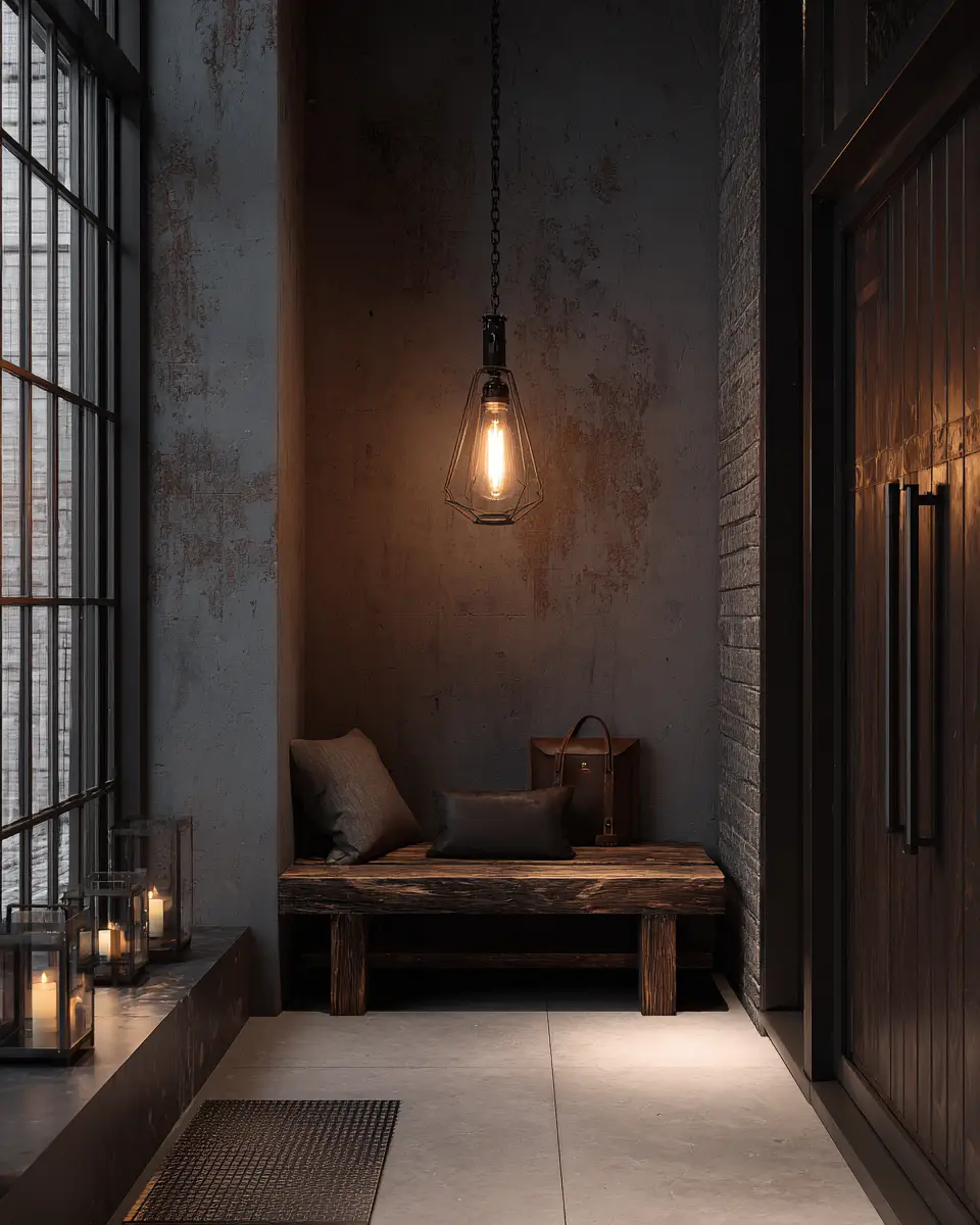 Rust Contemporary Entryway Decor Ideas