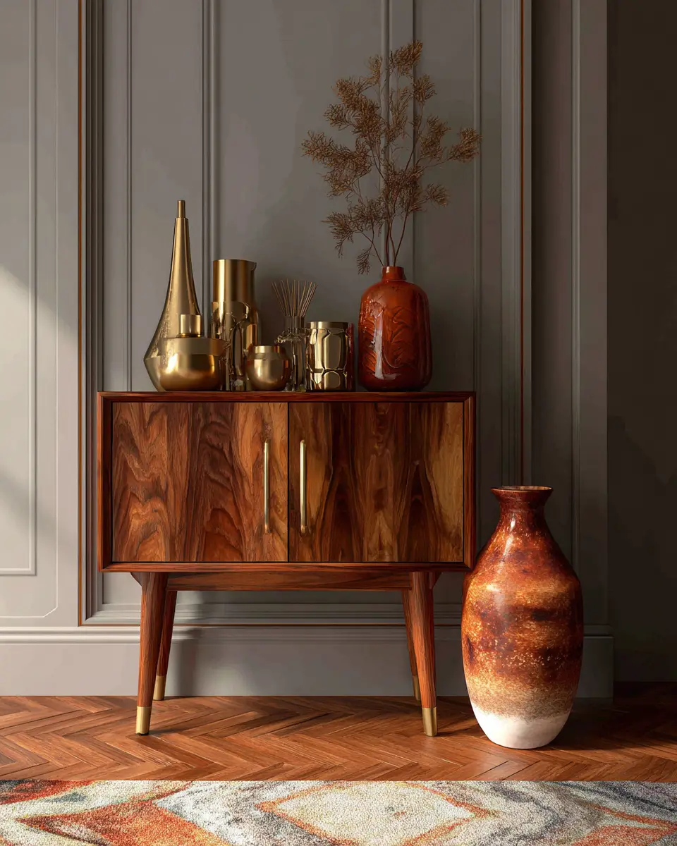 Rust Contemporary Entryway Decor Ideas