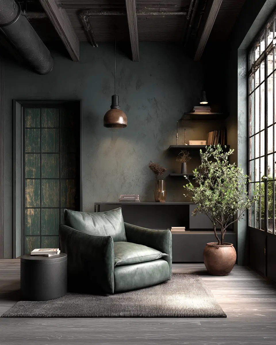 Rust Contemporary Garage Decor Ideas