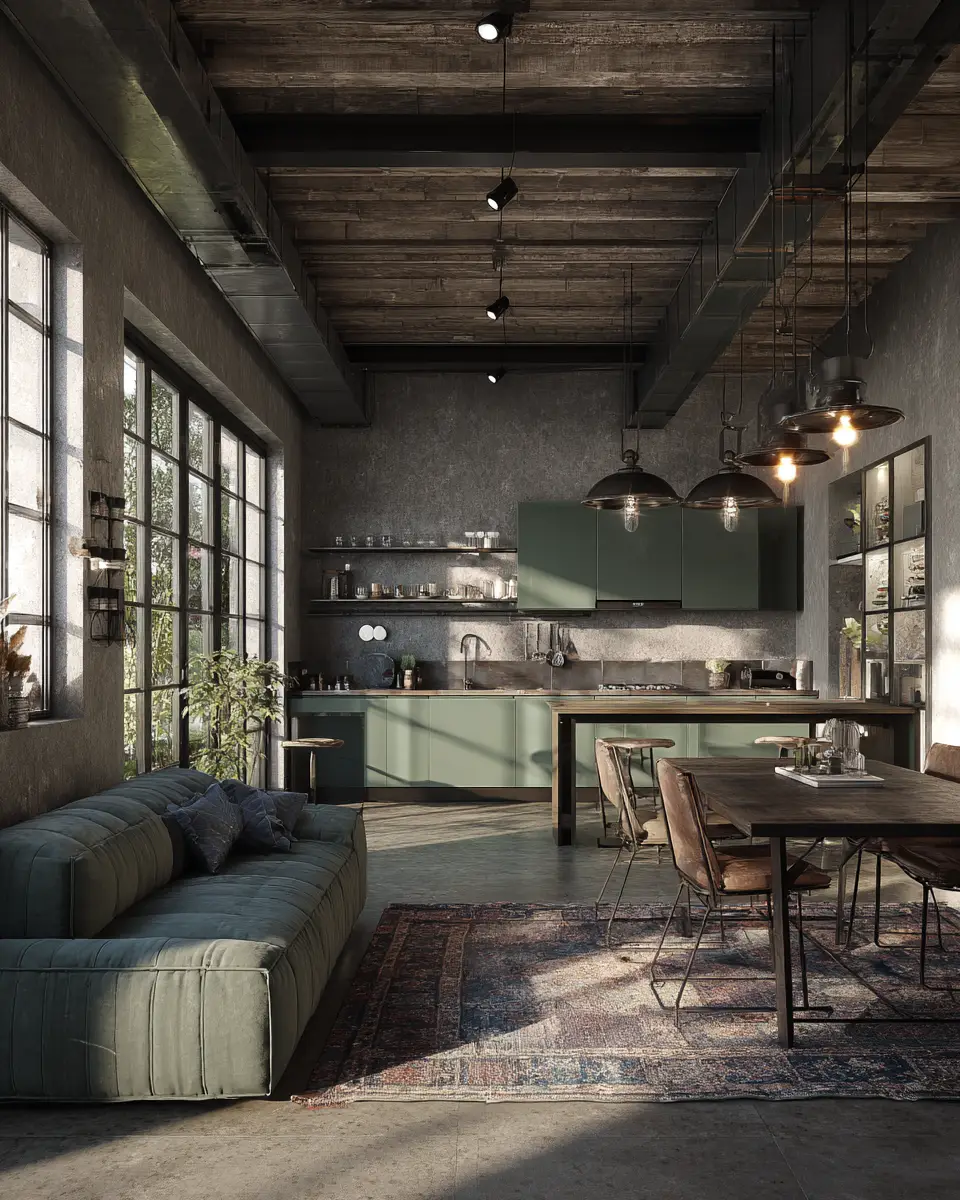 Rust Contemporary Garage Decor Ideas