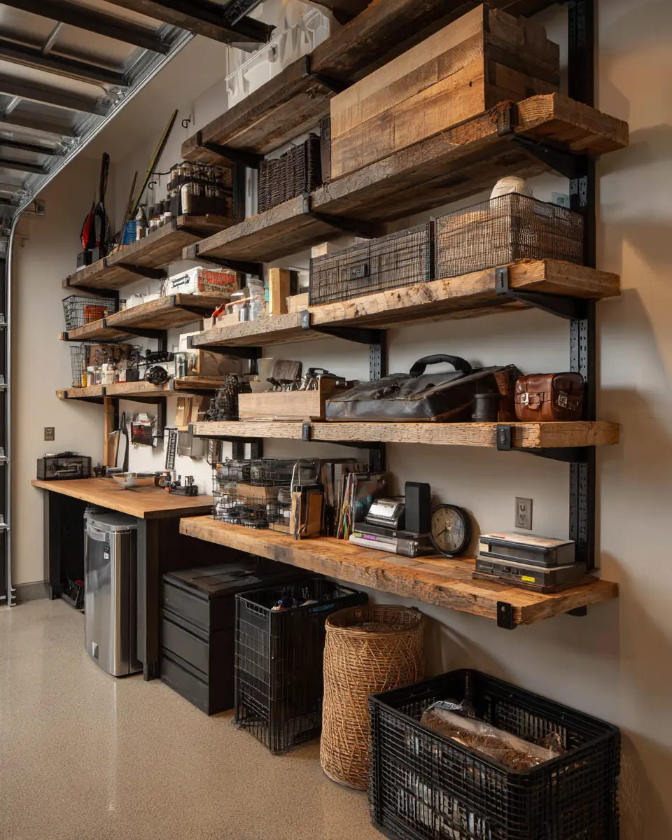 Rust Contemporary Garage Decor Ideas