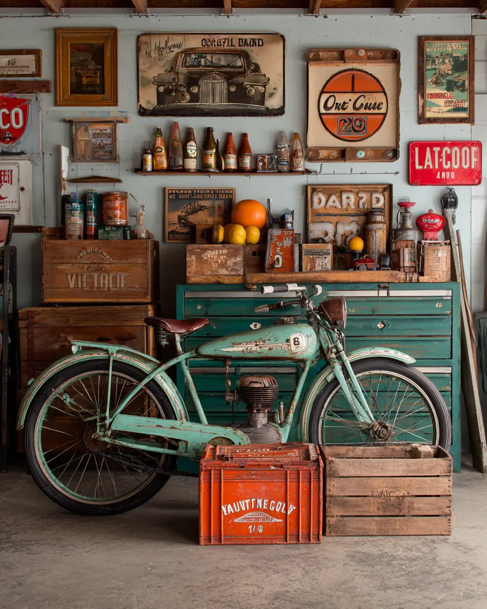 Rust Contemporary Garage Decor Ideas