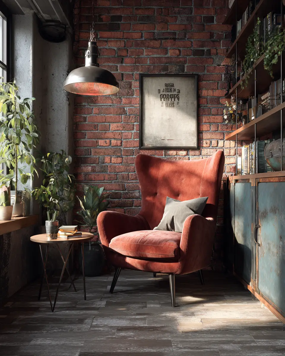 Rust Contemporary Garage Decor Ideas