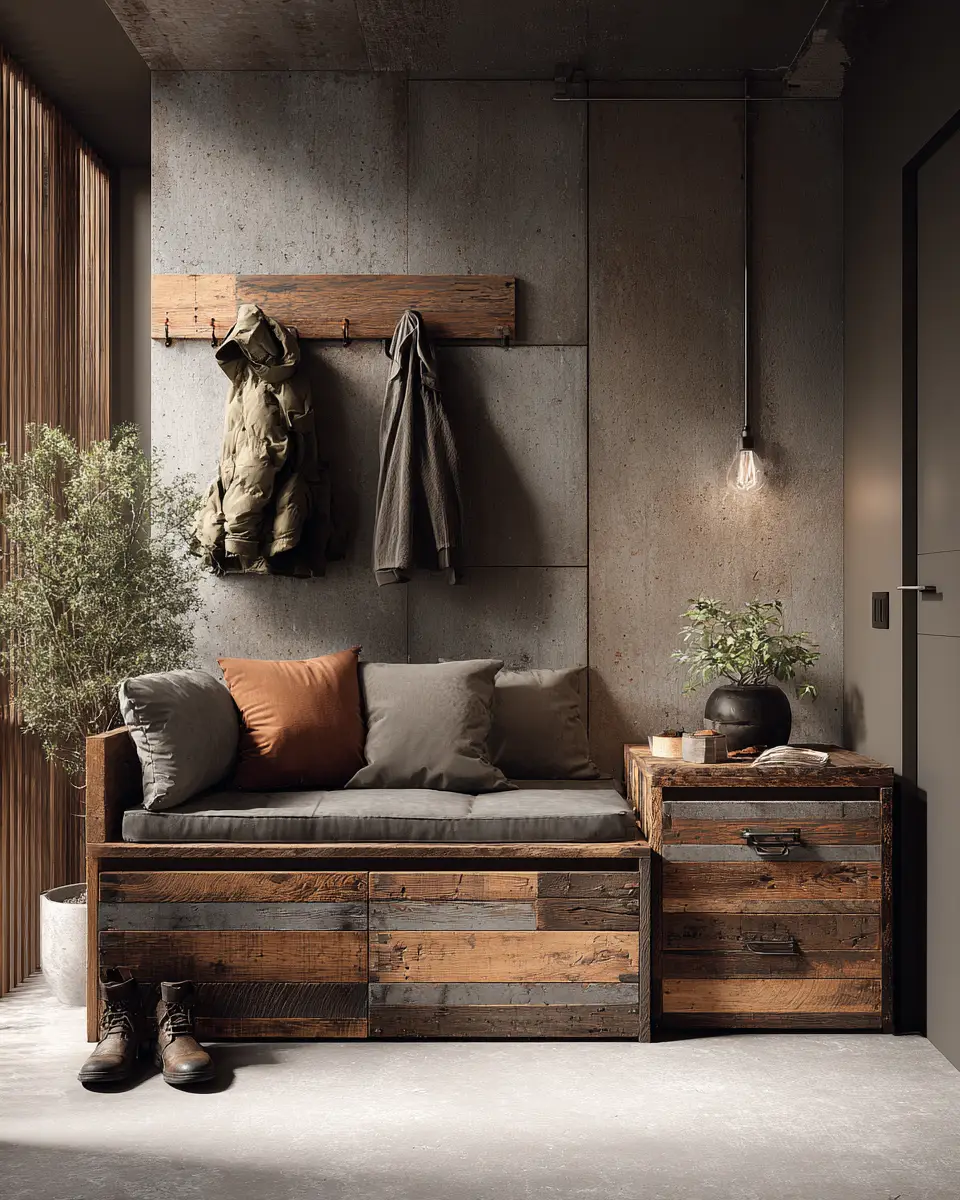 Rust Contemporary Garage Decor Ideas