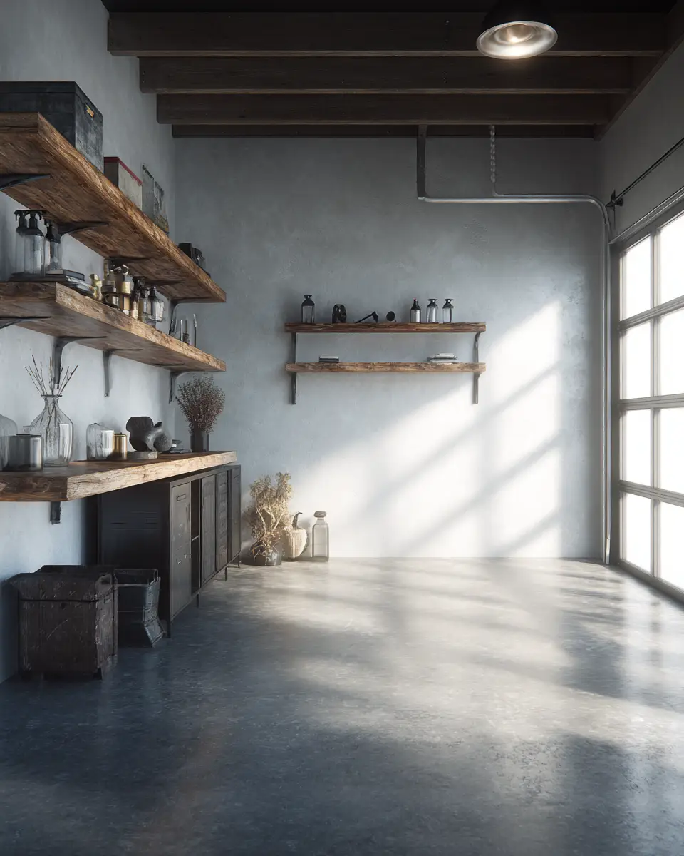 Rust Contemporary Garage Decor Ideas