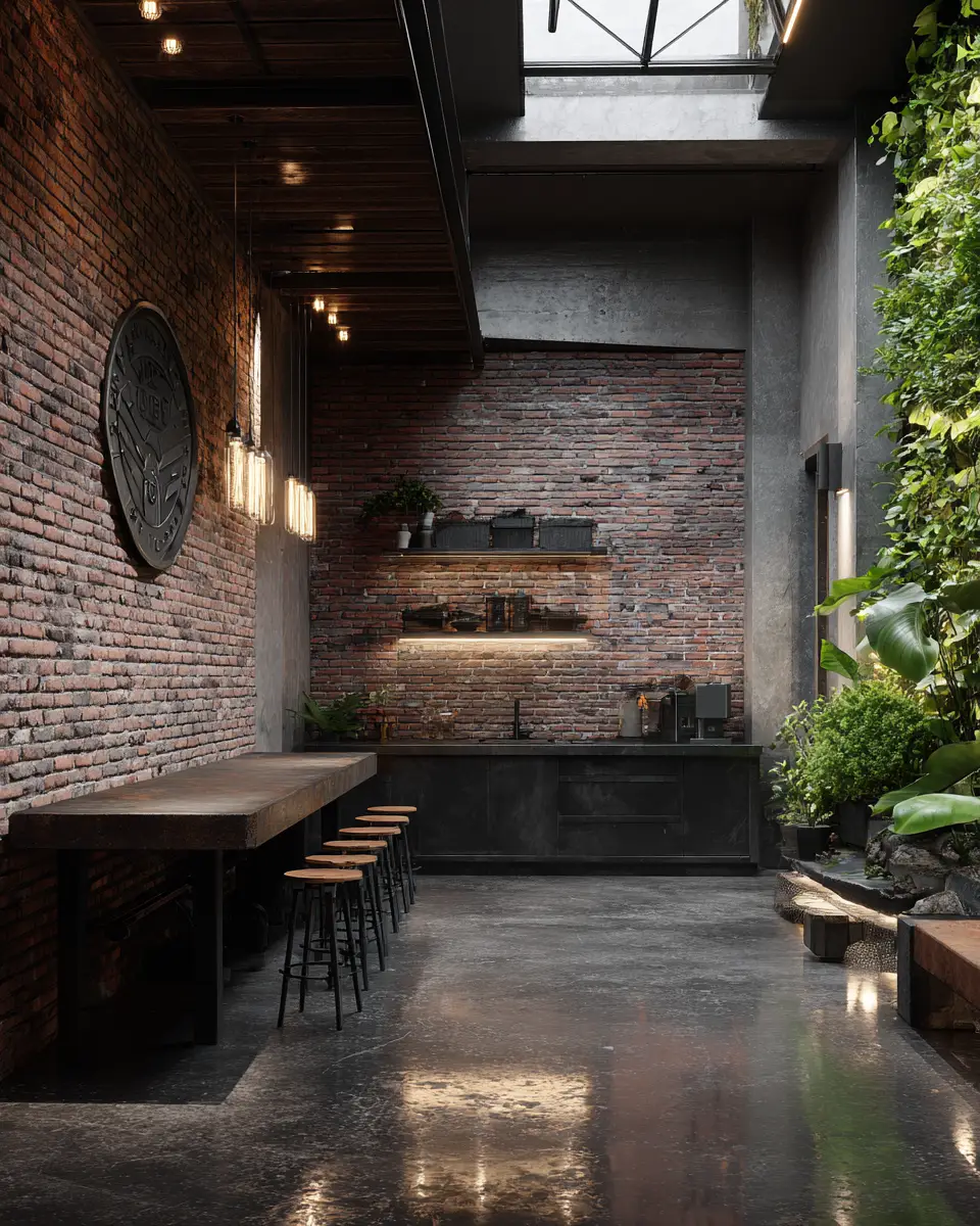 Rust Contemporary Garage Decor Ideas