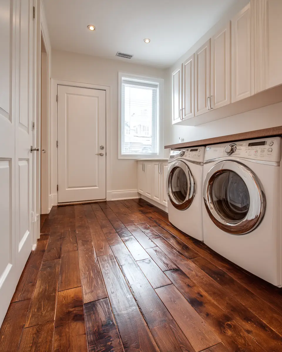 Rust Contemporary Laundry Room Decor Ideas