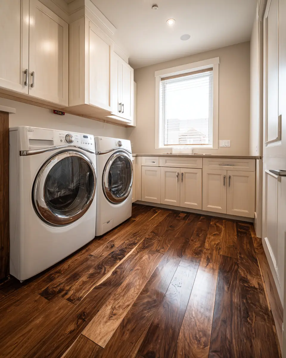 Rust Contemporary Laundry Room Decor Ideas