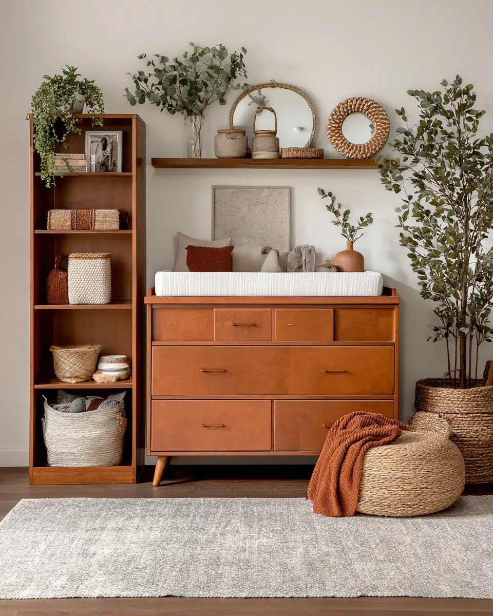 Rust Contemporary Nursery Decor Ideas