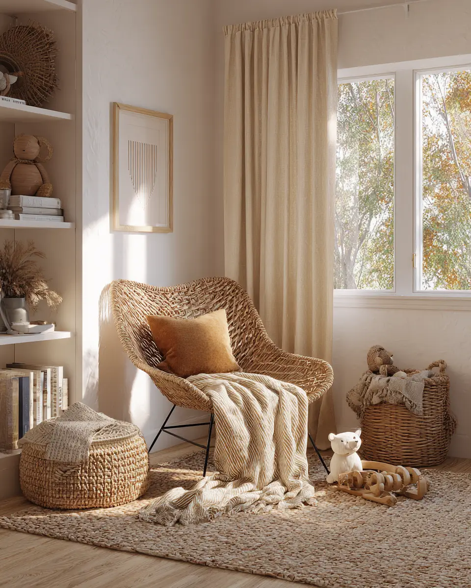 Rust Contemporary Nursery Decor Ideas