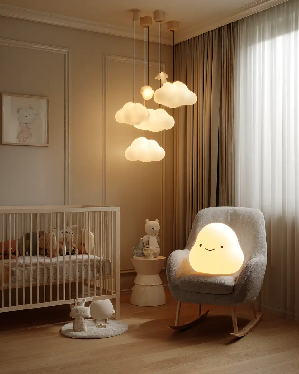 Rust Contemporary Nursery Decor Ideas