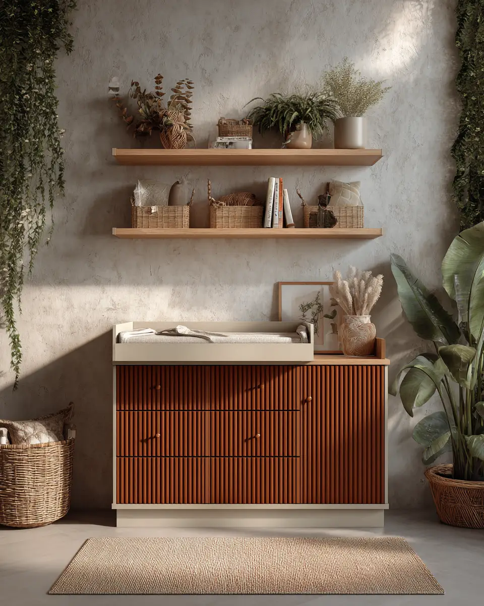 Rust Contemporary Nursery Decor Ideas