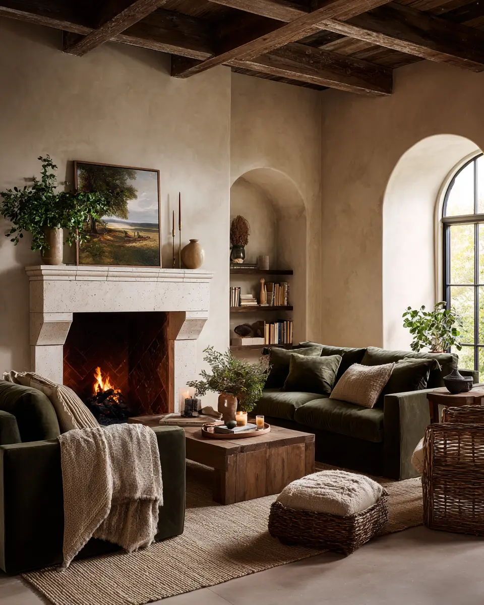 Rust Farmhouse Living Room Decor Ideas - Featured