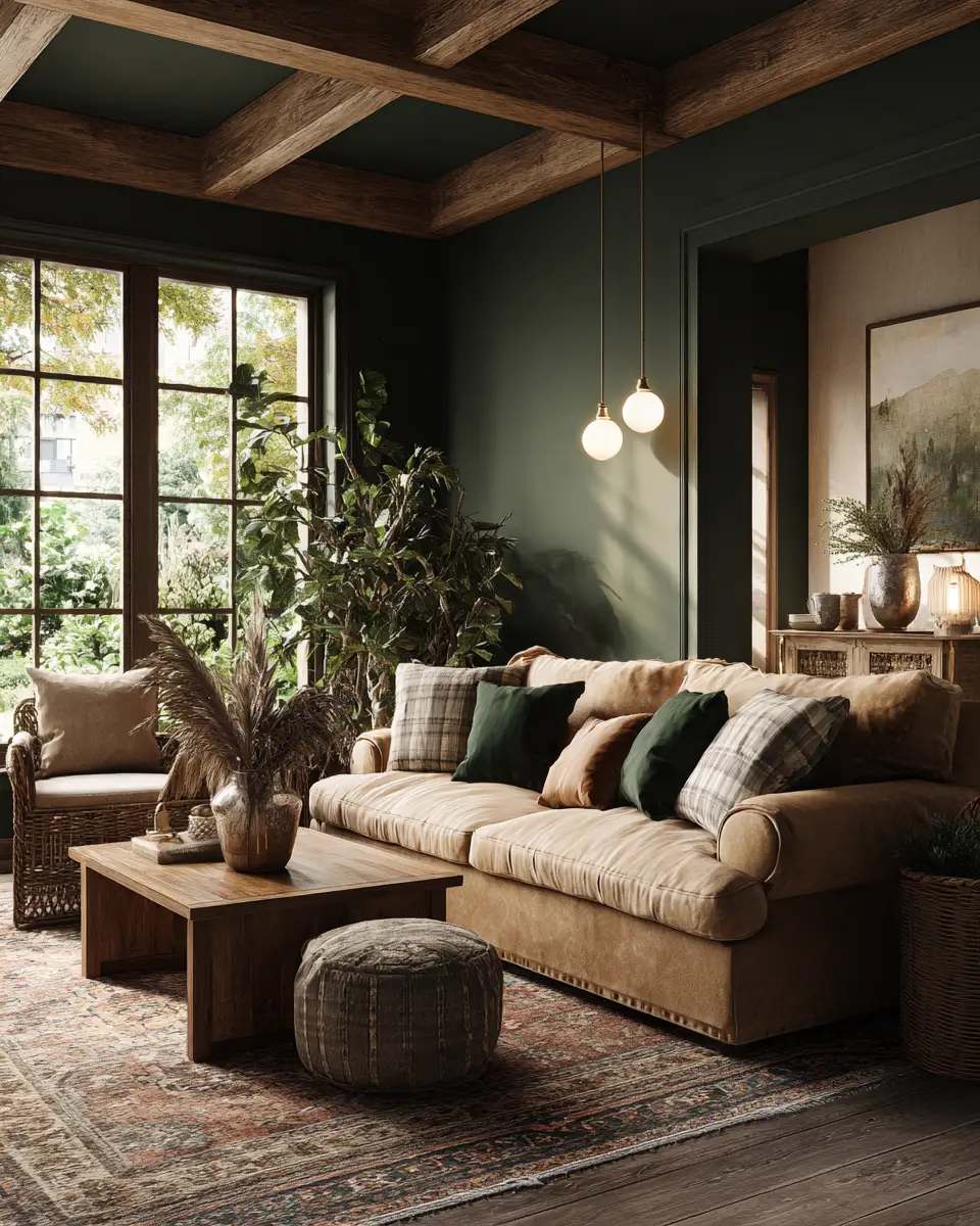 Rust Farmhouse Living Room Decor Ideas