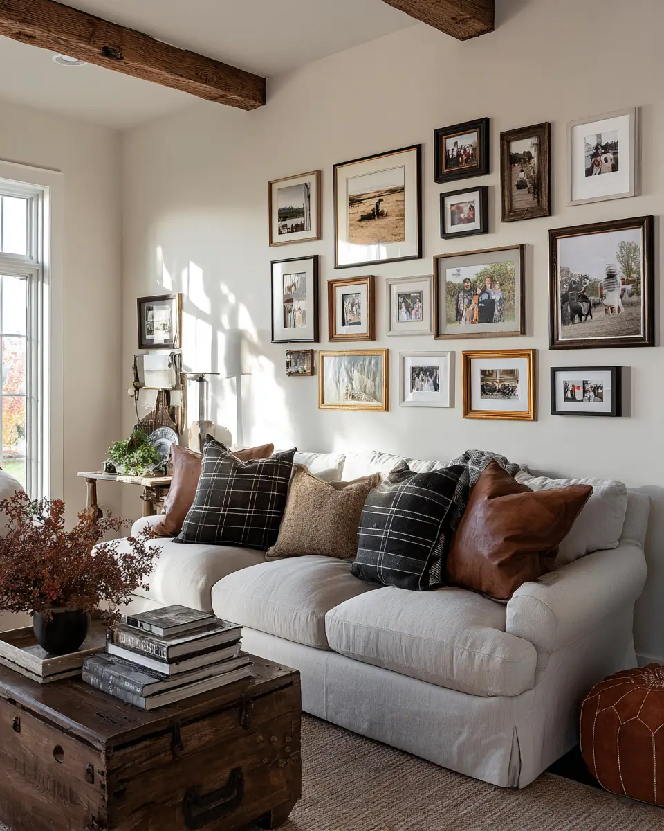 Rust Farmhouse Living Room Decor Ideas